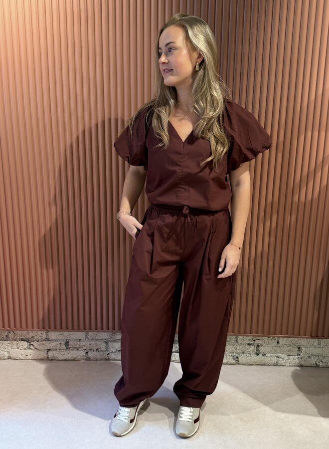 Rosalie balloony top | Cacao Berry