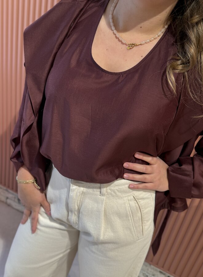 Corin relaxed fit tanktop | Cacao Berry