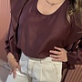 Corin relaxed fit tanktop | Cacao Berry