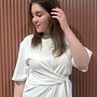 Dori twist detail tee | Milk White