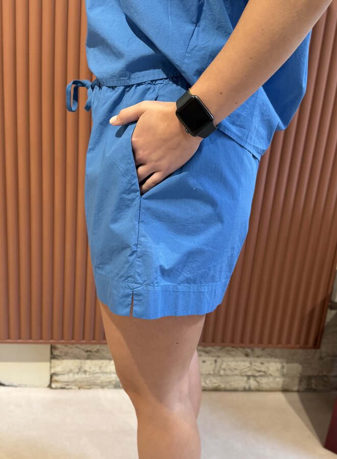 Lio Poplin Shorts | Regatta Blue