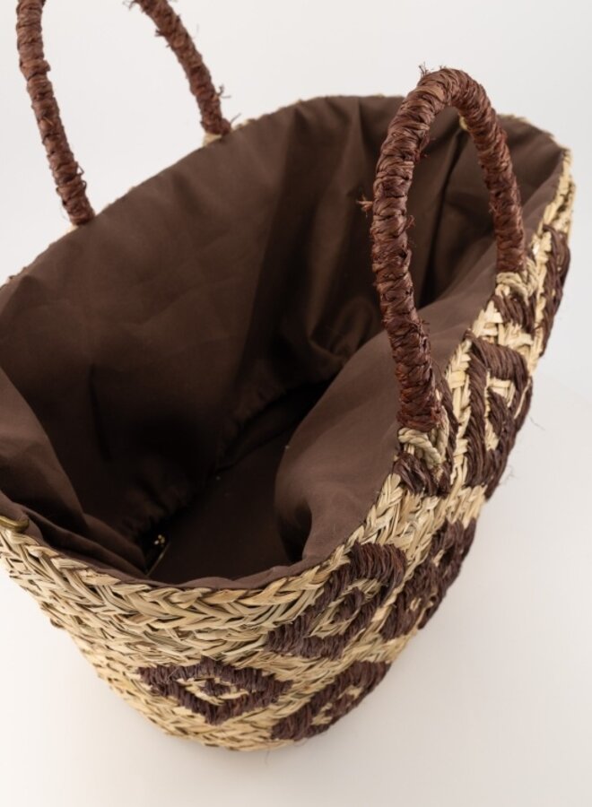 Ikat - Dark Brown