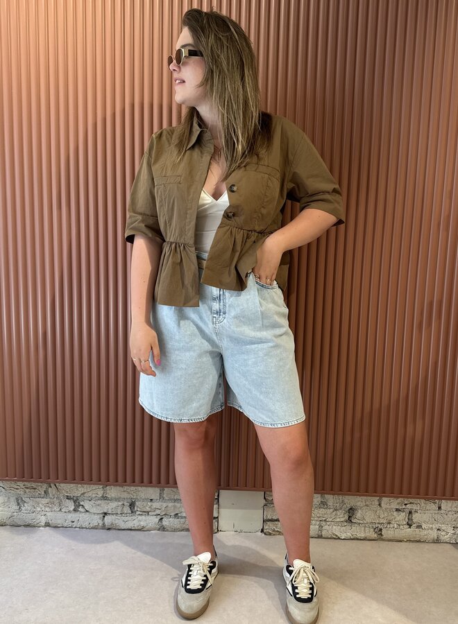 Elisa denim shorts | Light denim