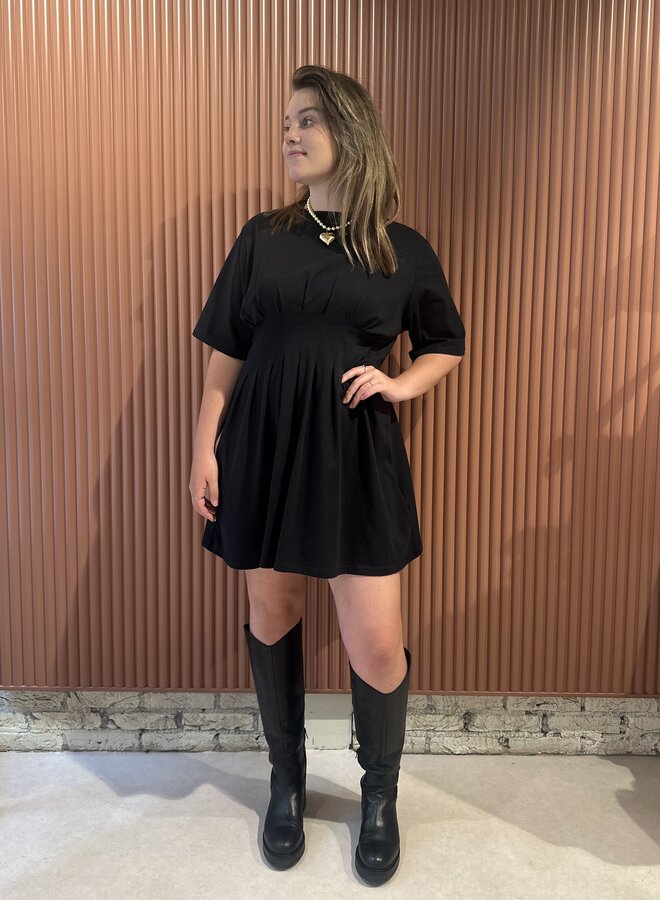 Inez short dress | Black