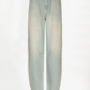 Brave fringed barrel leg jeans | Sunfaded Denim