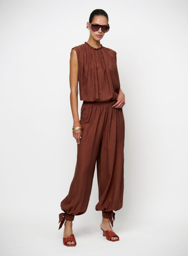 Bowen balloon pants | Coconut Brown