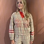 Sporty check bomber | Sand
