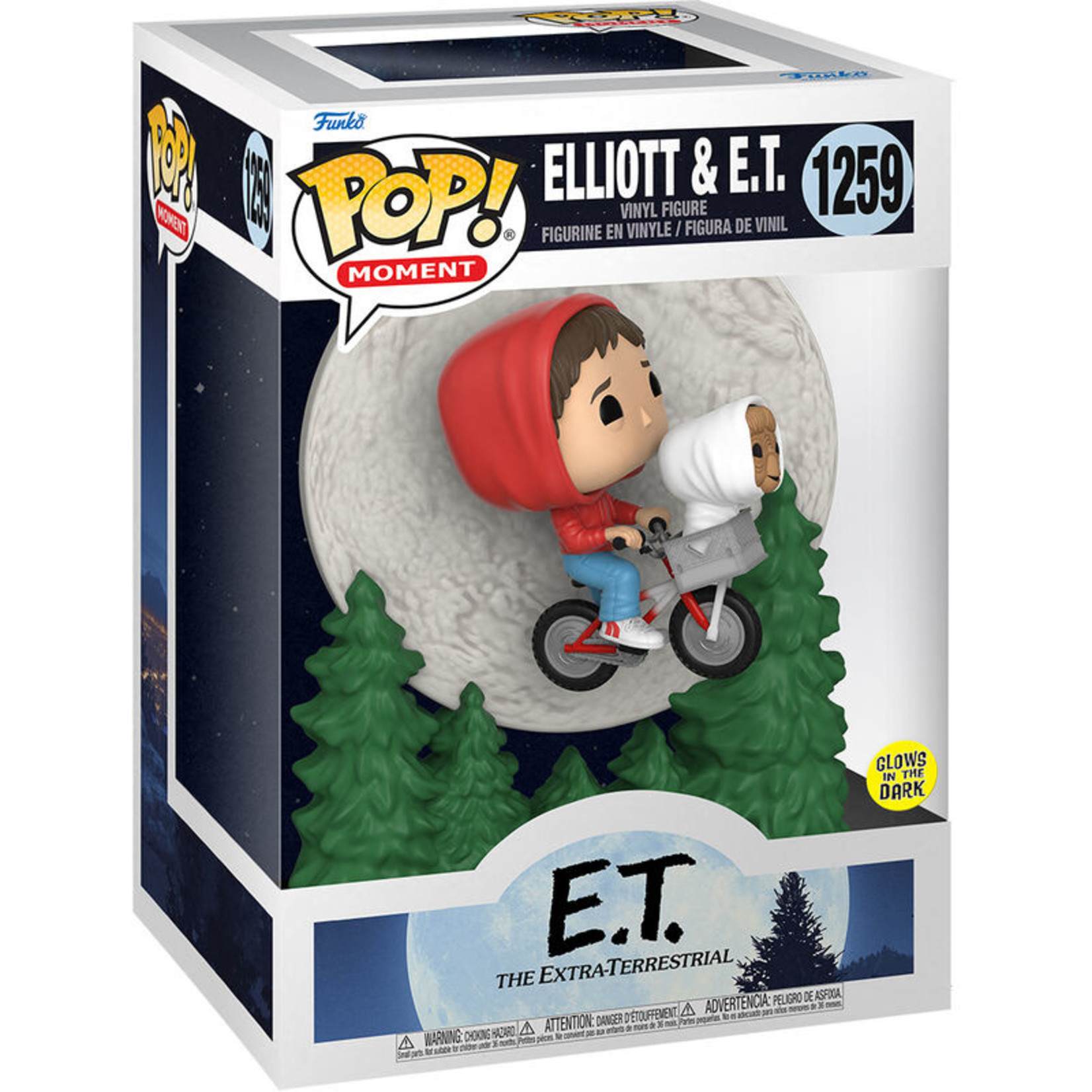 Funko Funko POP figure E.T. The Extra-Terrestrial 40 th E.T Elliott & E.T Flying