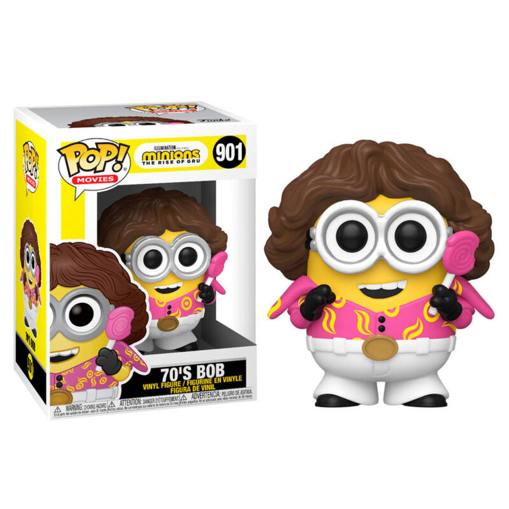 Funko Funko POP Figure Minions The Rise Of Gru 70's Bob