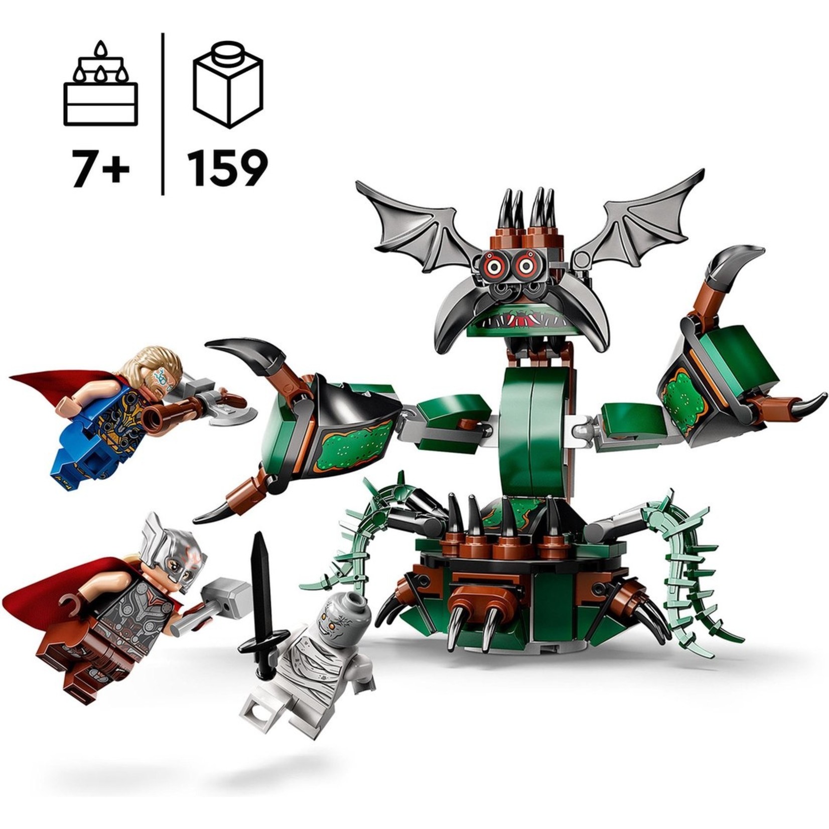 LEGO LEGO Thor Love and Thunder Attack on New Asgard (76207)