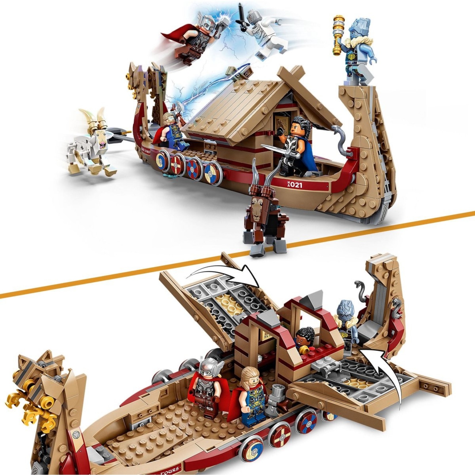 LEGO LEGO Thor Love and Thunder The Goat Boat (76208)