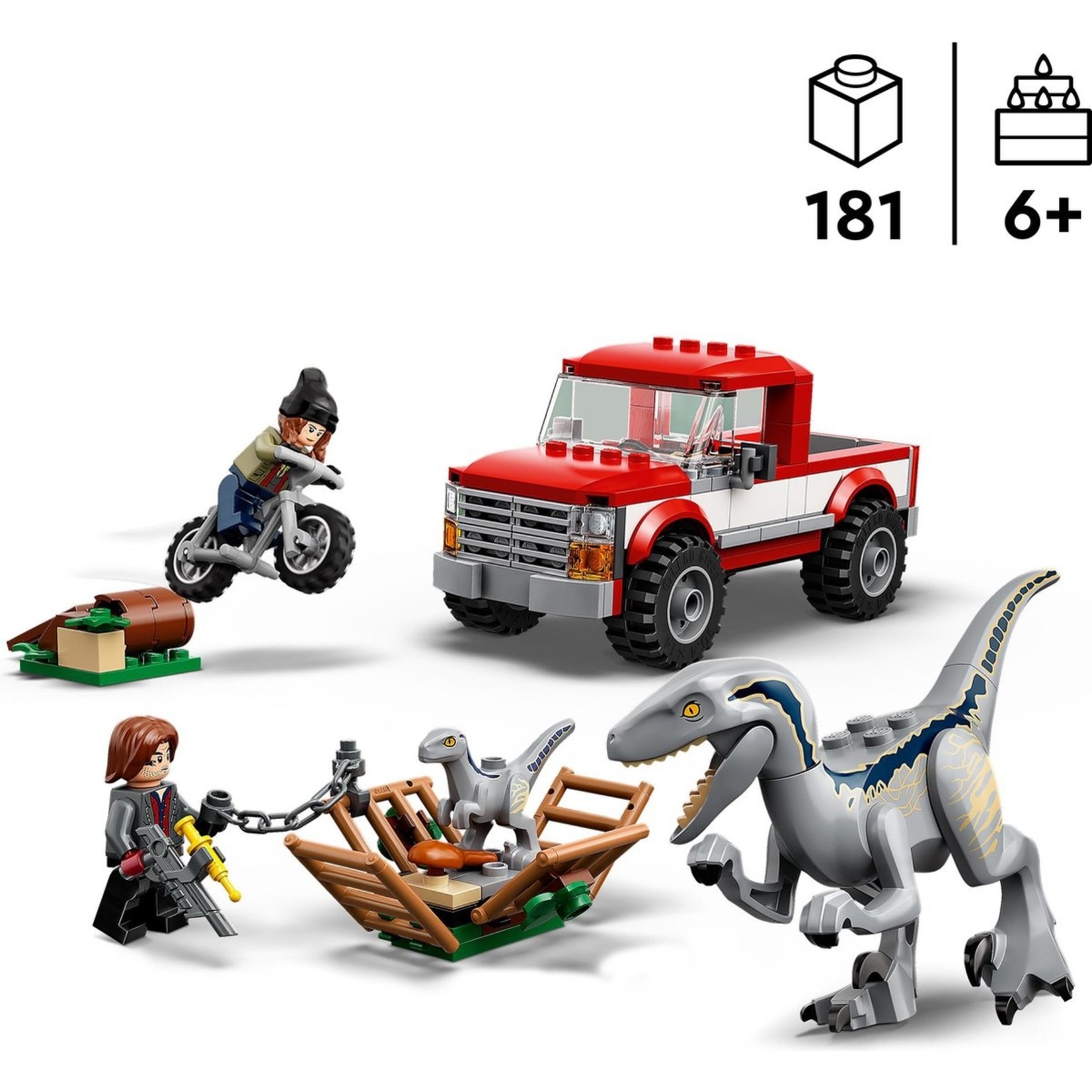 LEGO LEGO Jurassic World Dominion World Blue & Beta Velociraptor Capture (76946)