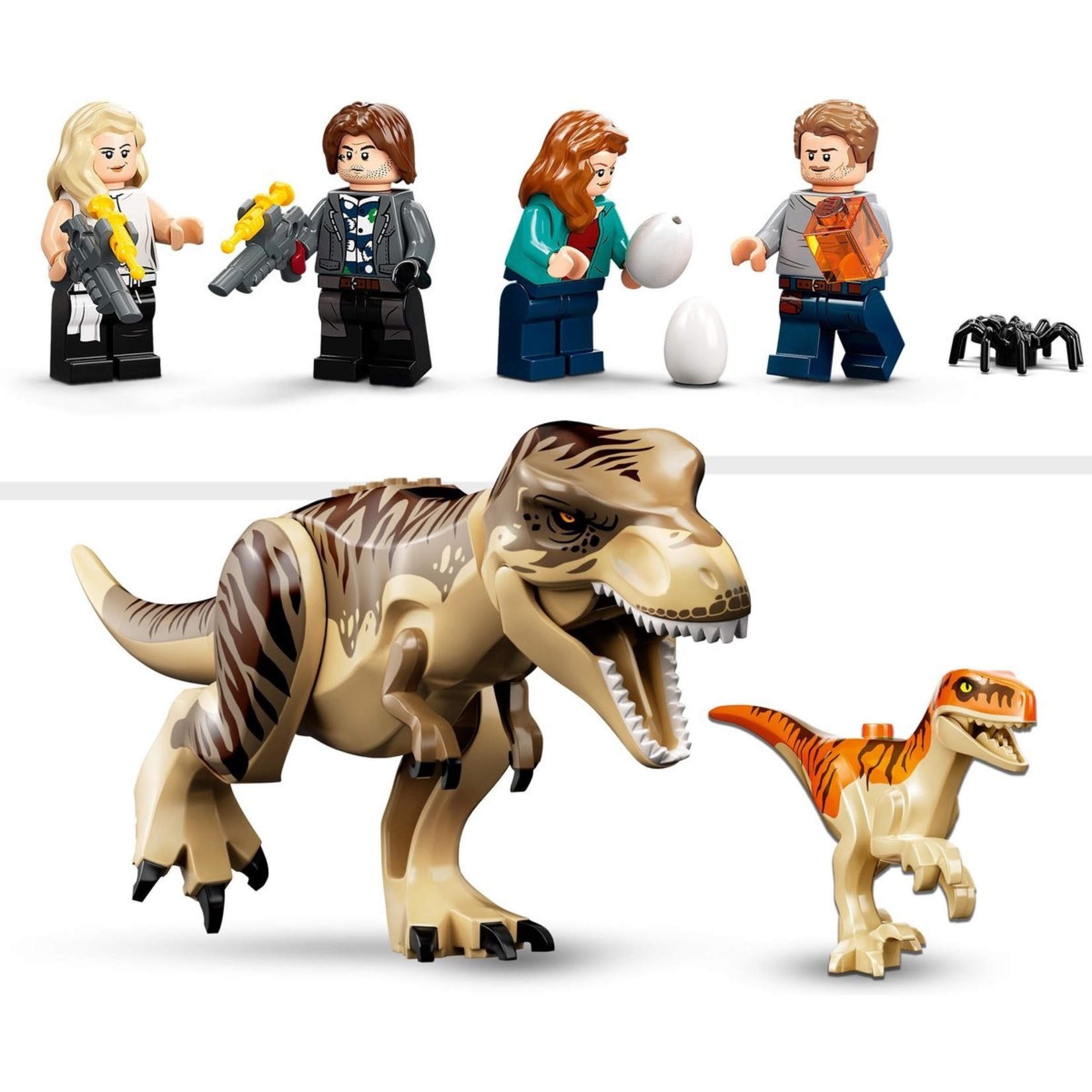 LEGO LEGO Jurassic World Dominion T. Rex & Atrociraptor Dinosaurus Breakout (76948)
