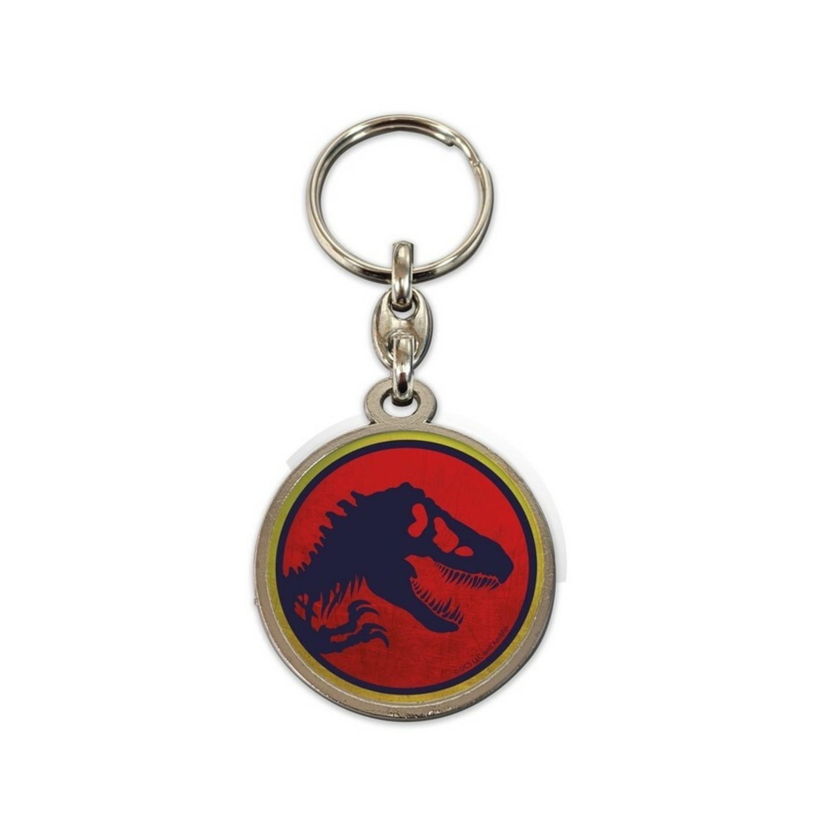 SD Toys SD Toys Jurassic Park Dinosaur Logo Metal Keychain