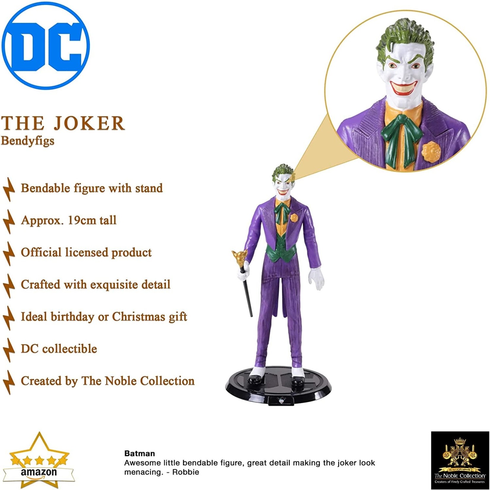 The Noble Collection The Noble Collection Bendyfigs DC Comics The Joker