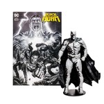 McFarlane Toys McFarlane Toys DC Comics Batman Line Art Variant 7 inch Action Figure with Black Adam Comic