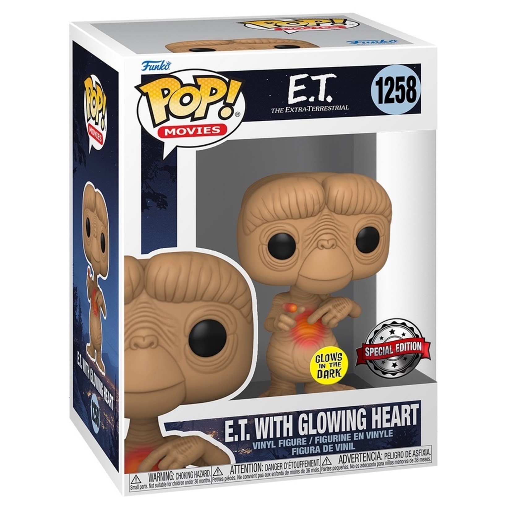 Funko Funko POP figure E.T. The Extra-Terrestrial 40 th E.T with Glowing Heart