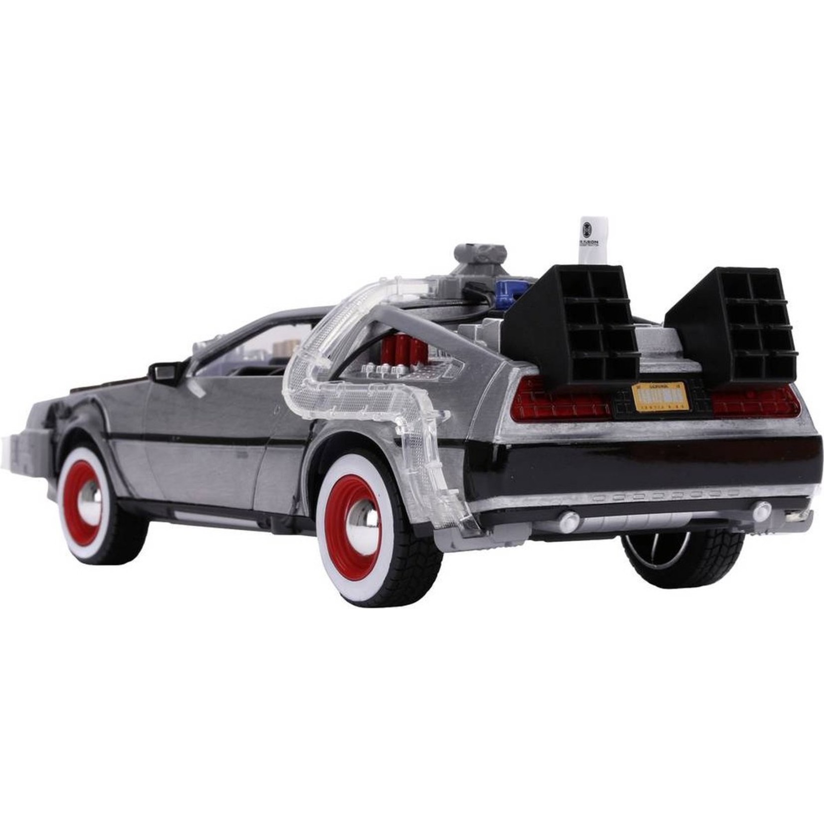 Jada Jada Back to the Future III Delorean Time Machine Metal Car Scale 1:24