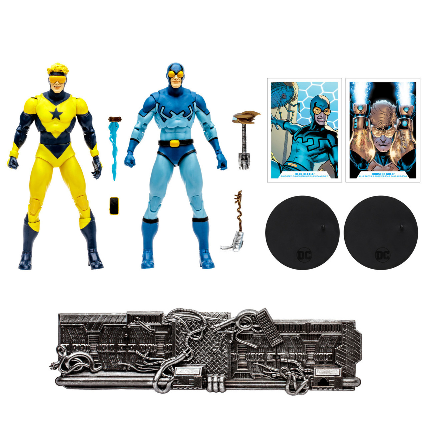 McFarlane Toys McFarlane Toys DC Comics Blue Beetle & Booster Gold Figures 15 cm