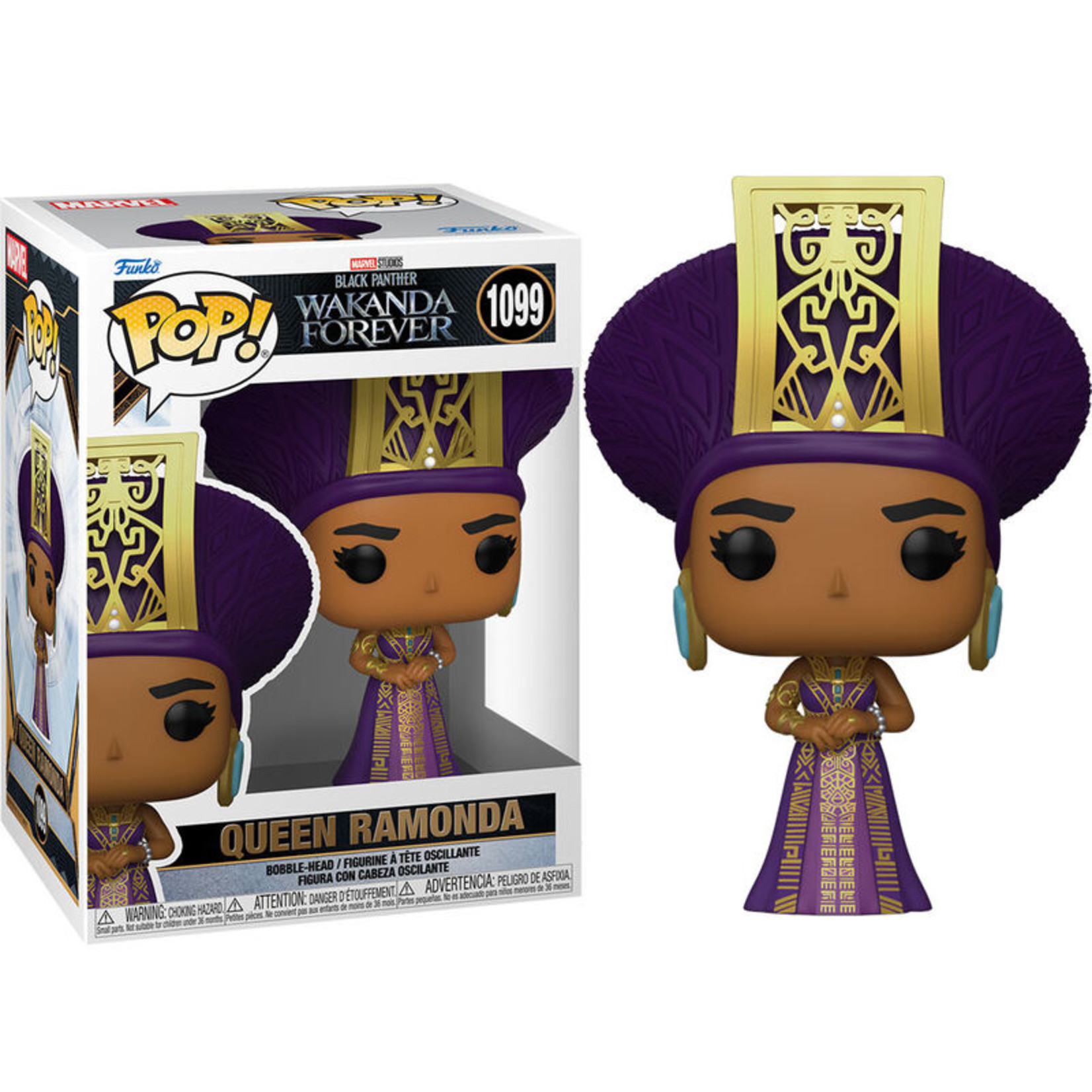 Funko Funko POP! Figure Marvel Black Panther Wakanda Forever Queen Ramonda