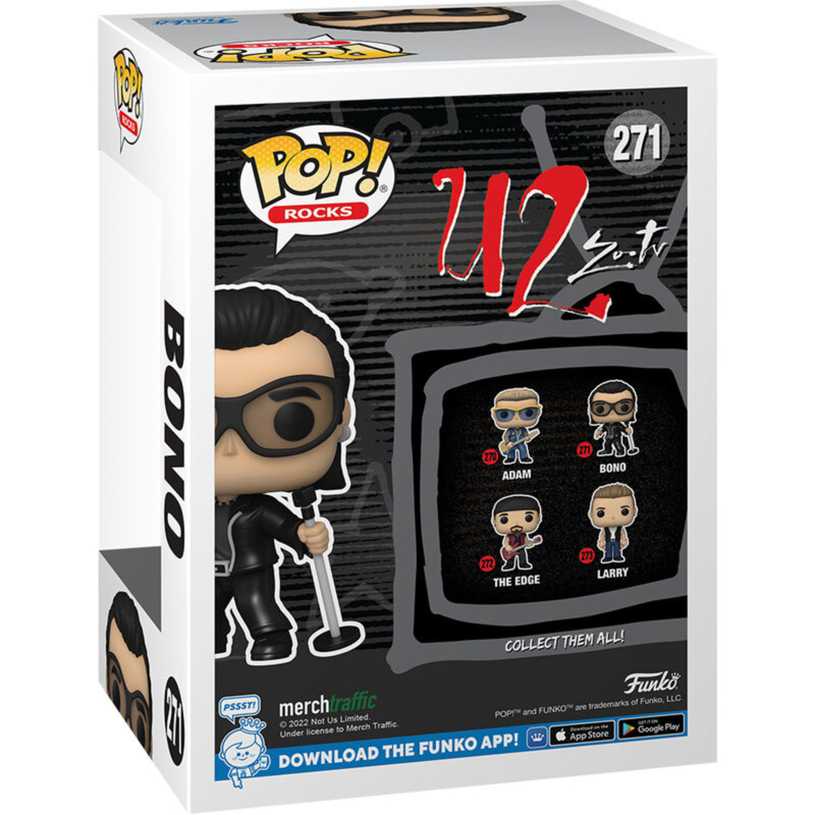 Funko Funko POP! Rocks Figure U2 ZooTV Bono