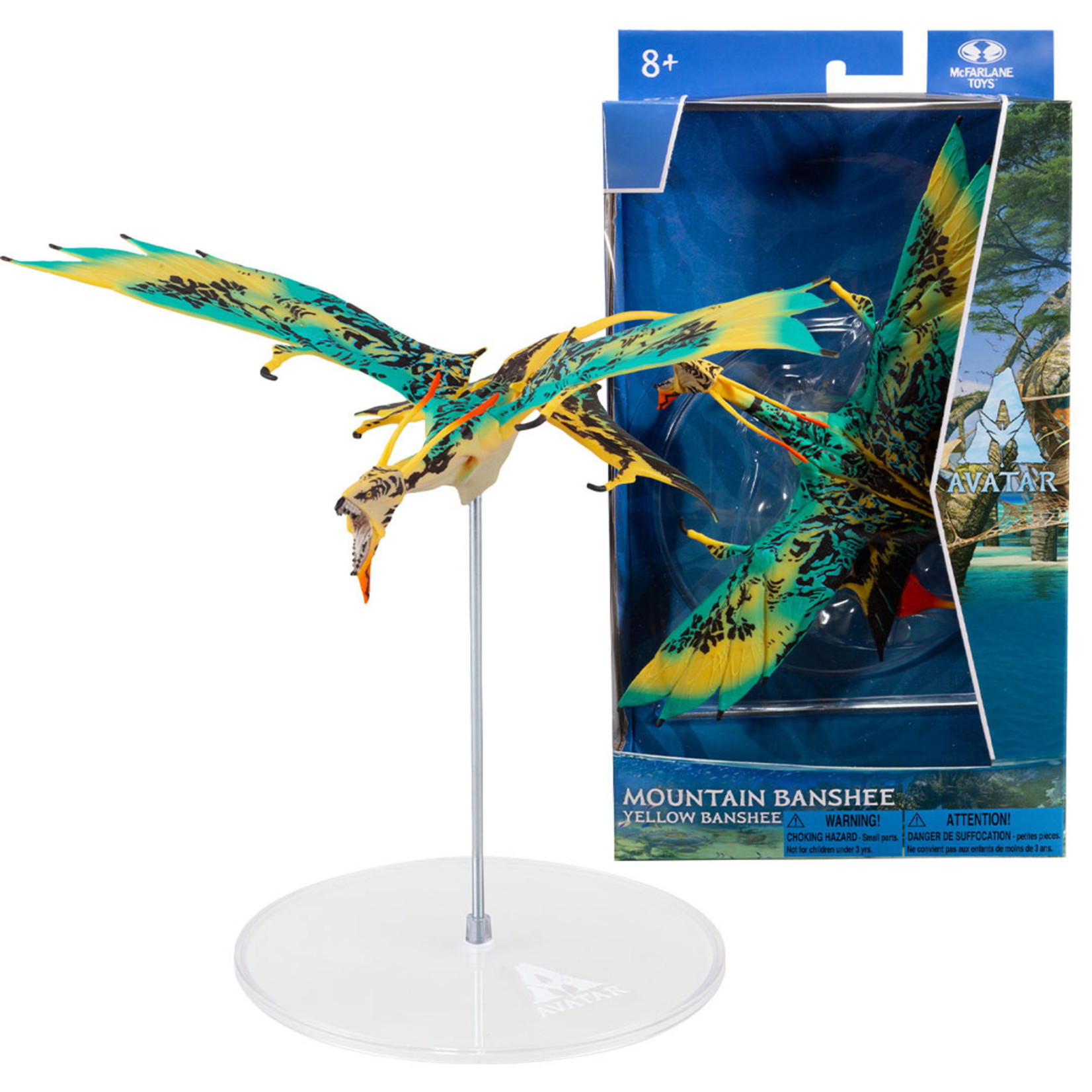 McFarlane Toys McFarlane Toys Avatar The Way Of Water Mountain Banshee Yellow Banshee