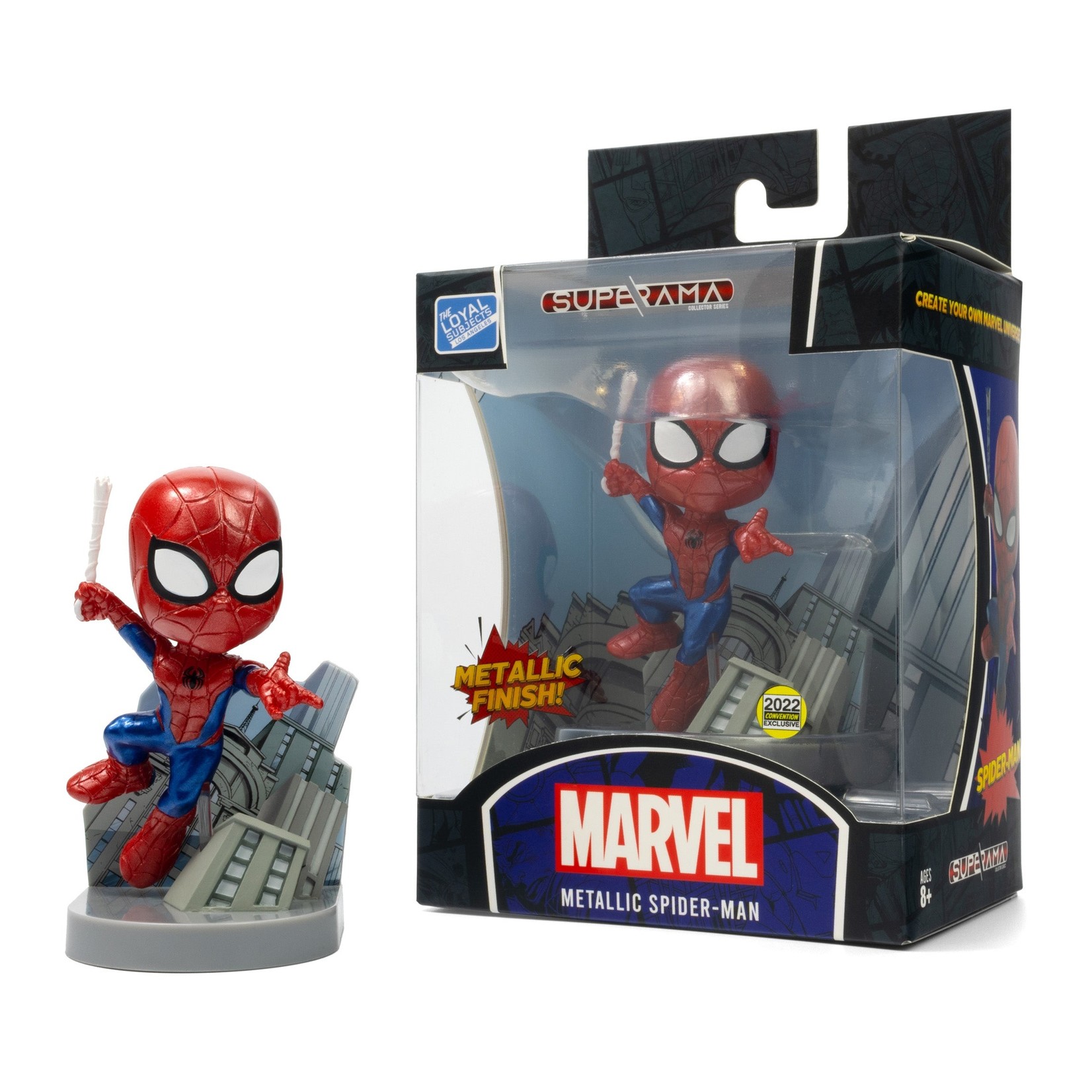 The Loyal Subjects The Loyal Subjects Marvel Superama Spider-Man Metallic