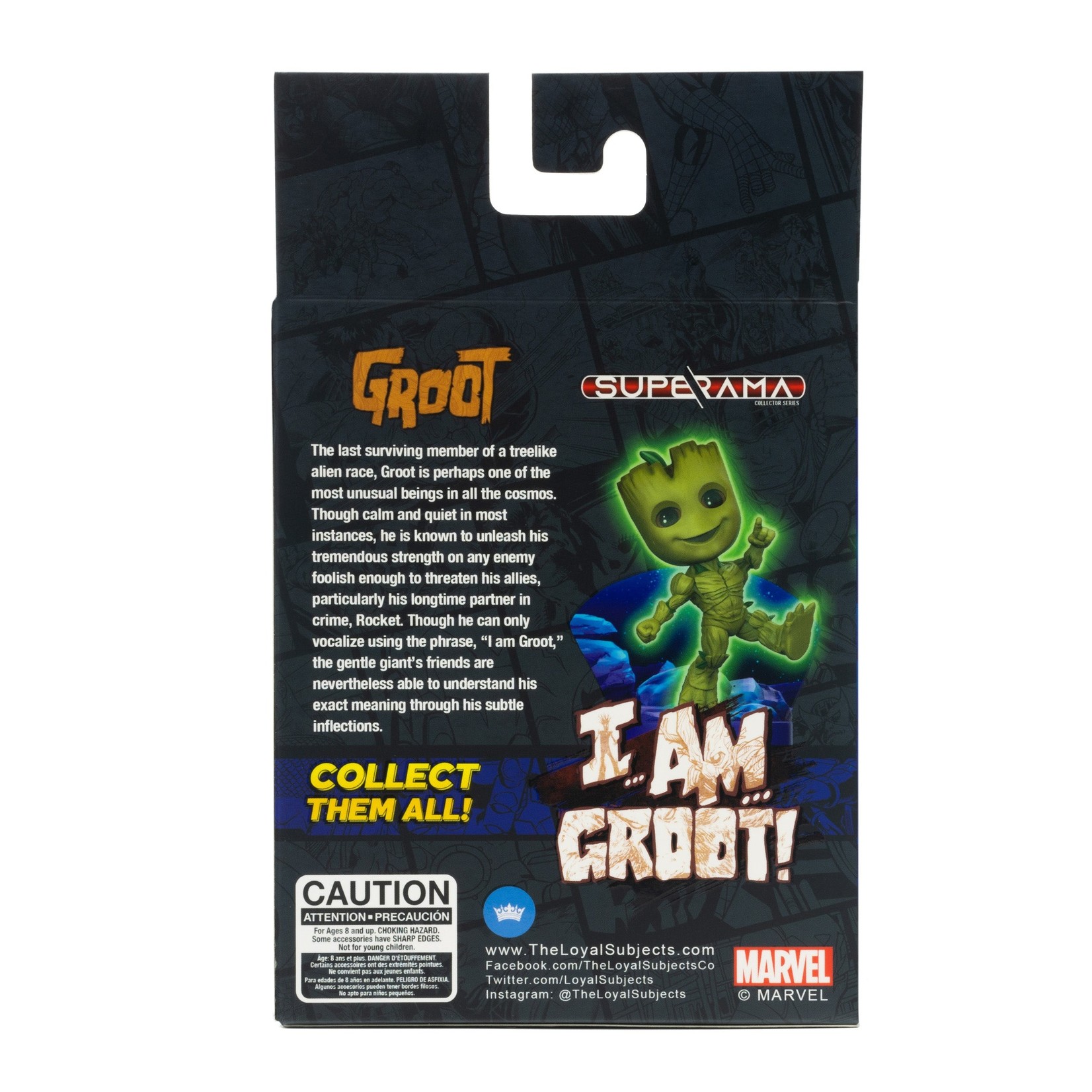 The Loyal Subjects The Loyal Subjects Marvel Superama Glow in the Dark Groot