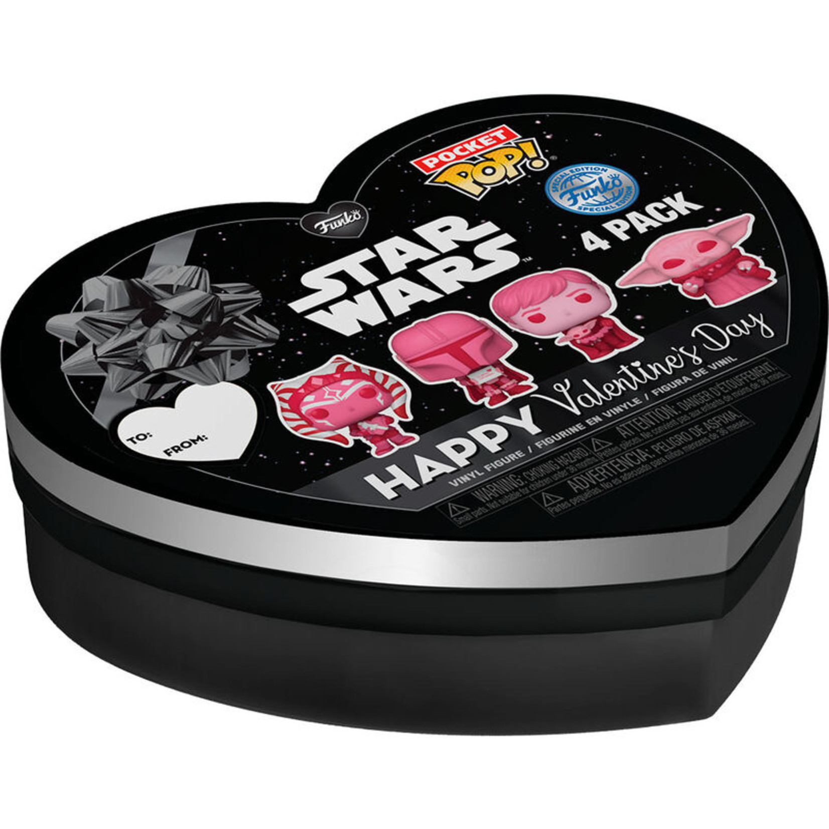 Funko Funko Pocket POP! Star Wars The Mandalorian Valentines 4 Pack