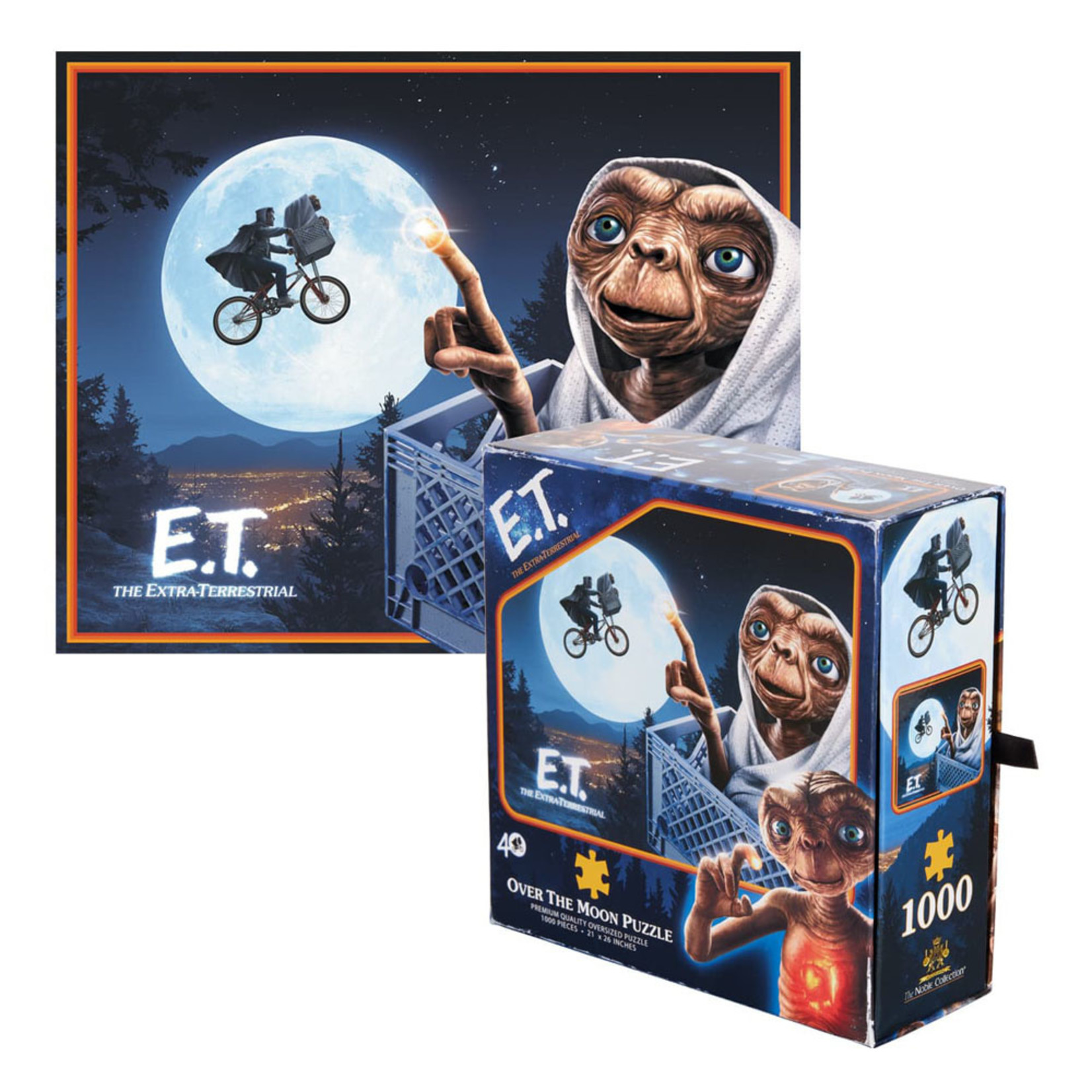 The Noble Collection The Noble Collection E.T The Extra Terrestrial Over The Moon Puzzle 1000 pc