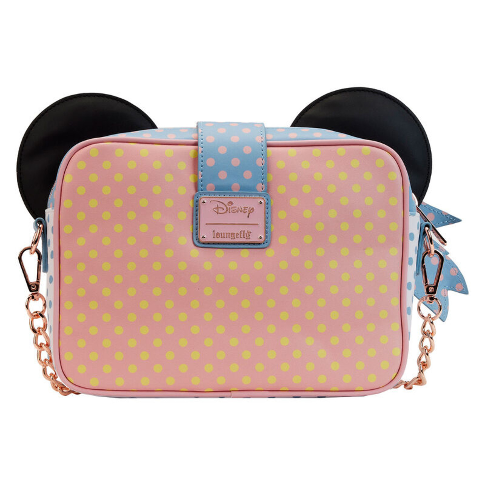 Loungefly Loungefly Disney Minnie Mouse Pastel Polka Dot Crossbody Bag