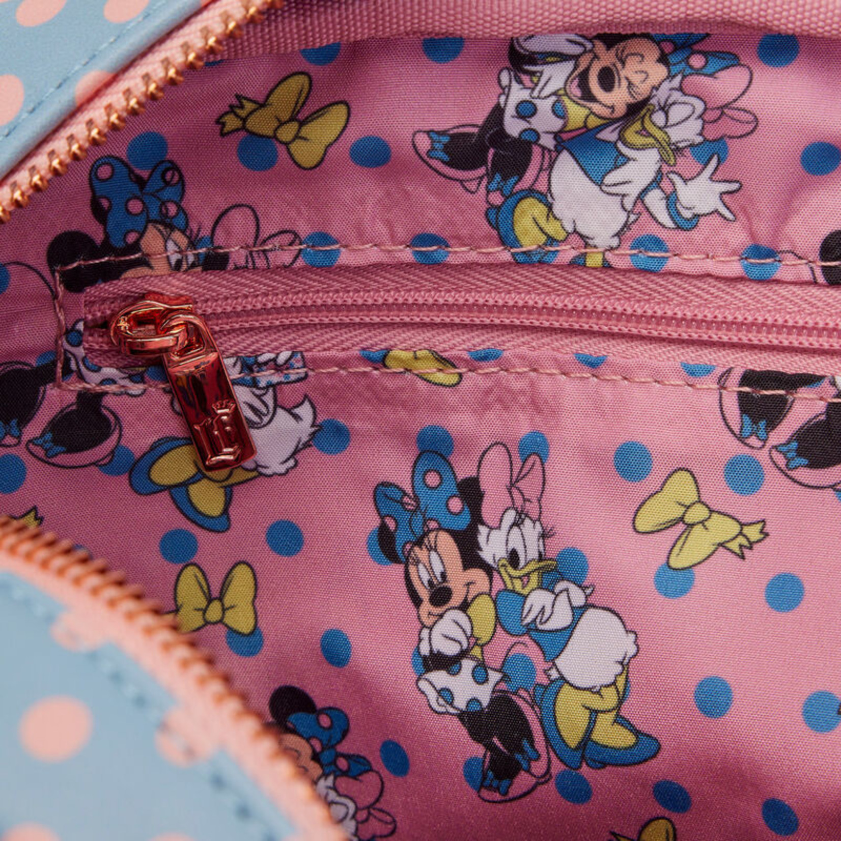 Loungefly Loungefly Disney Minnie Mouse Pastel Polka Dot Crossbody Bag