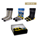 Cerdá Cerdá DC Comincs Batman Socks 3-Pack Size 40-46