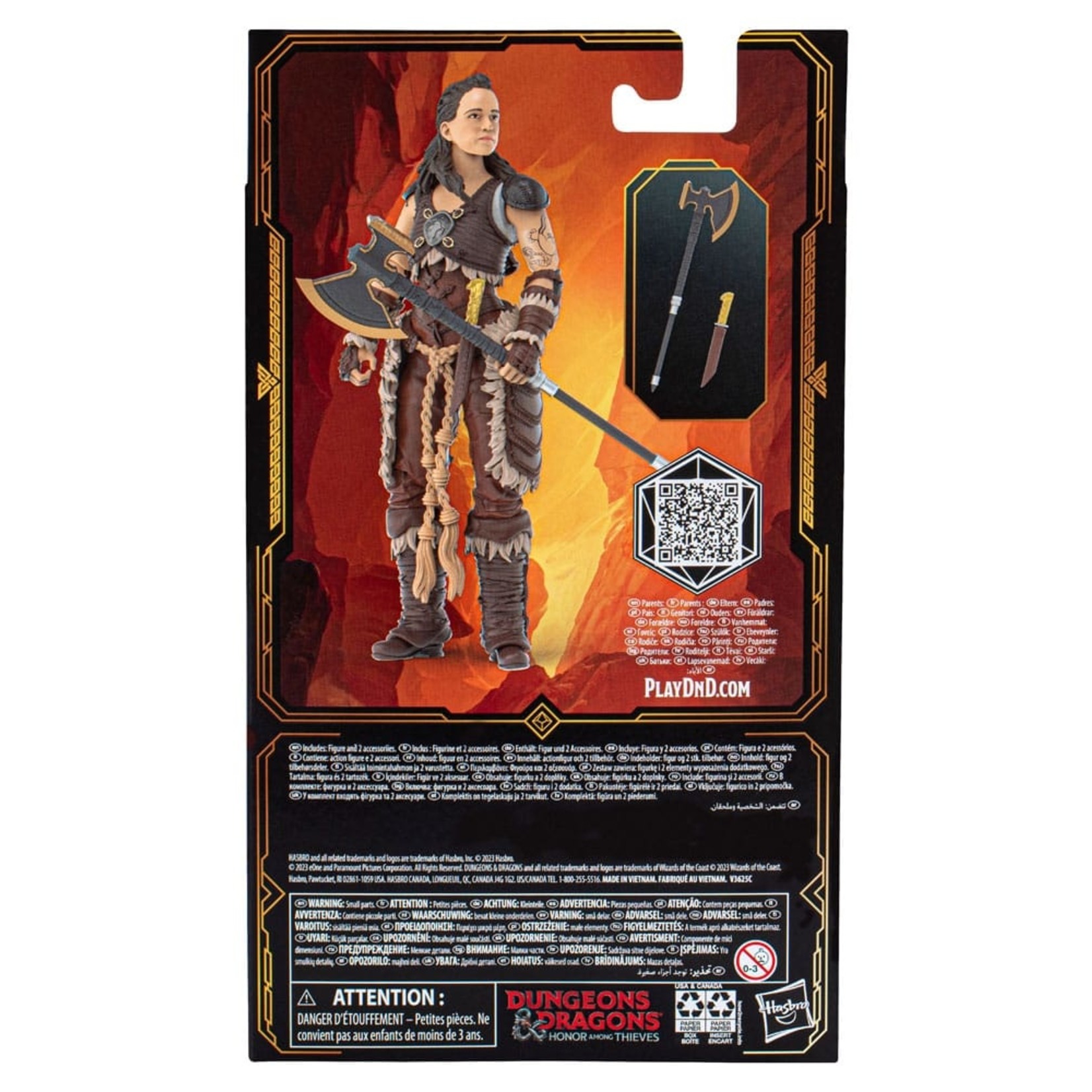 Hasbro Hasbro Dungeons & Dragons Honor Among Thieves Golden Archive Action Figure Holga 15 cm