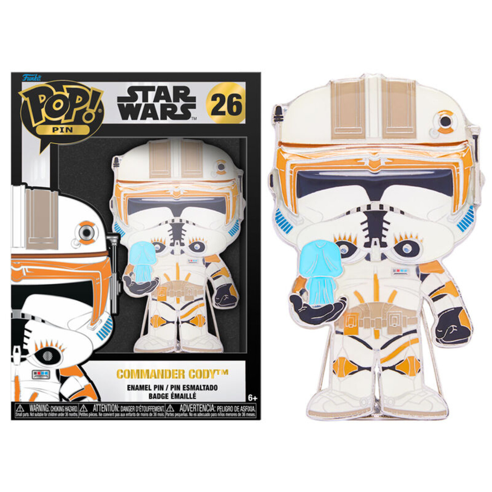 Funko Funko Pop! Enamel Pin Star Wars Commander Cody 10 cm