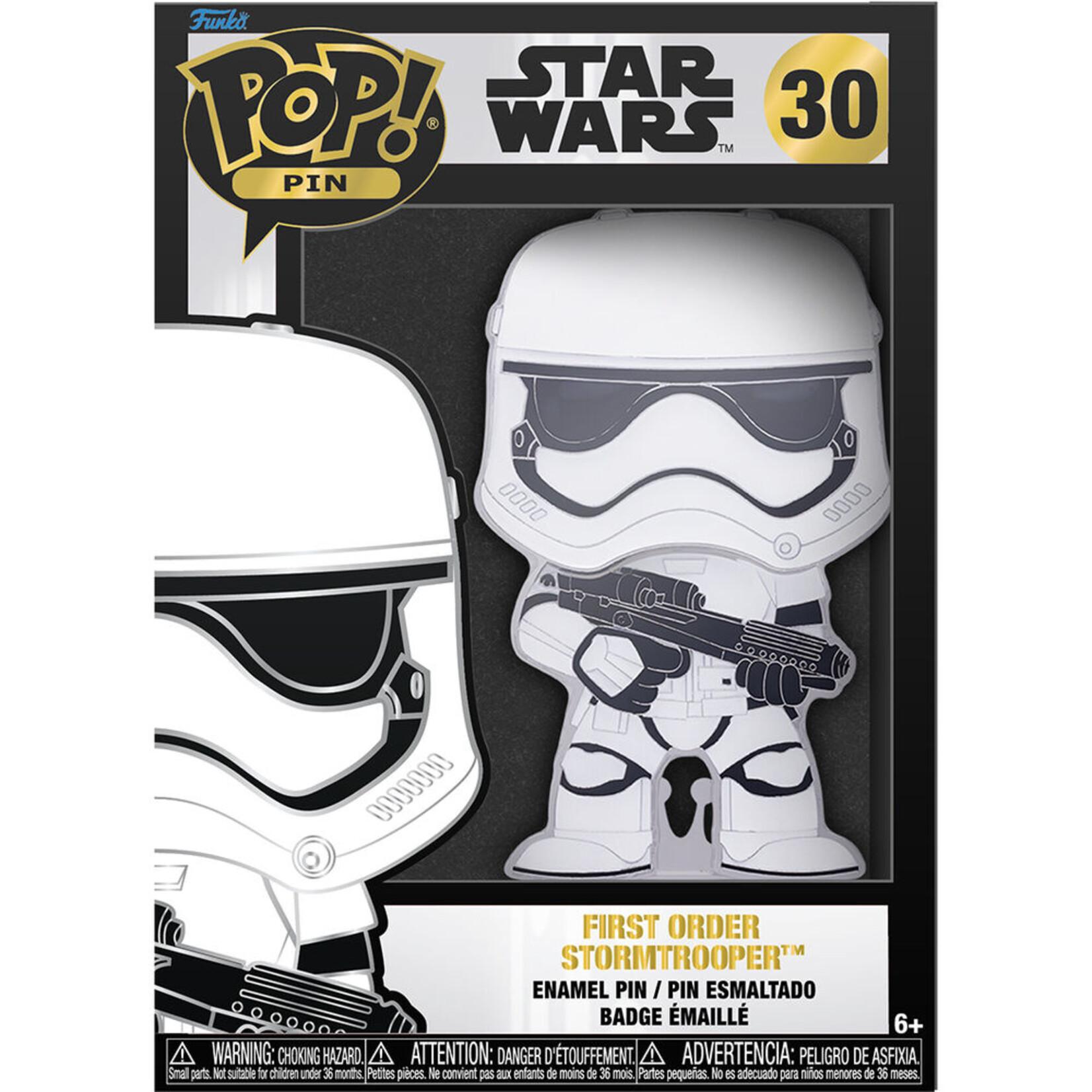 Funko Funko Pop! Enamel Pin Star Wars First Order Stormtrooper 10 cm