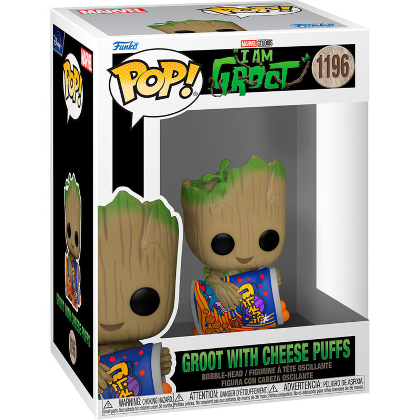 Funko Funko POP! Figure Marvel I Am Groot Groot with Cheese Puffs