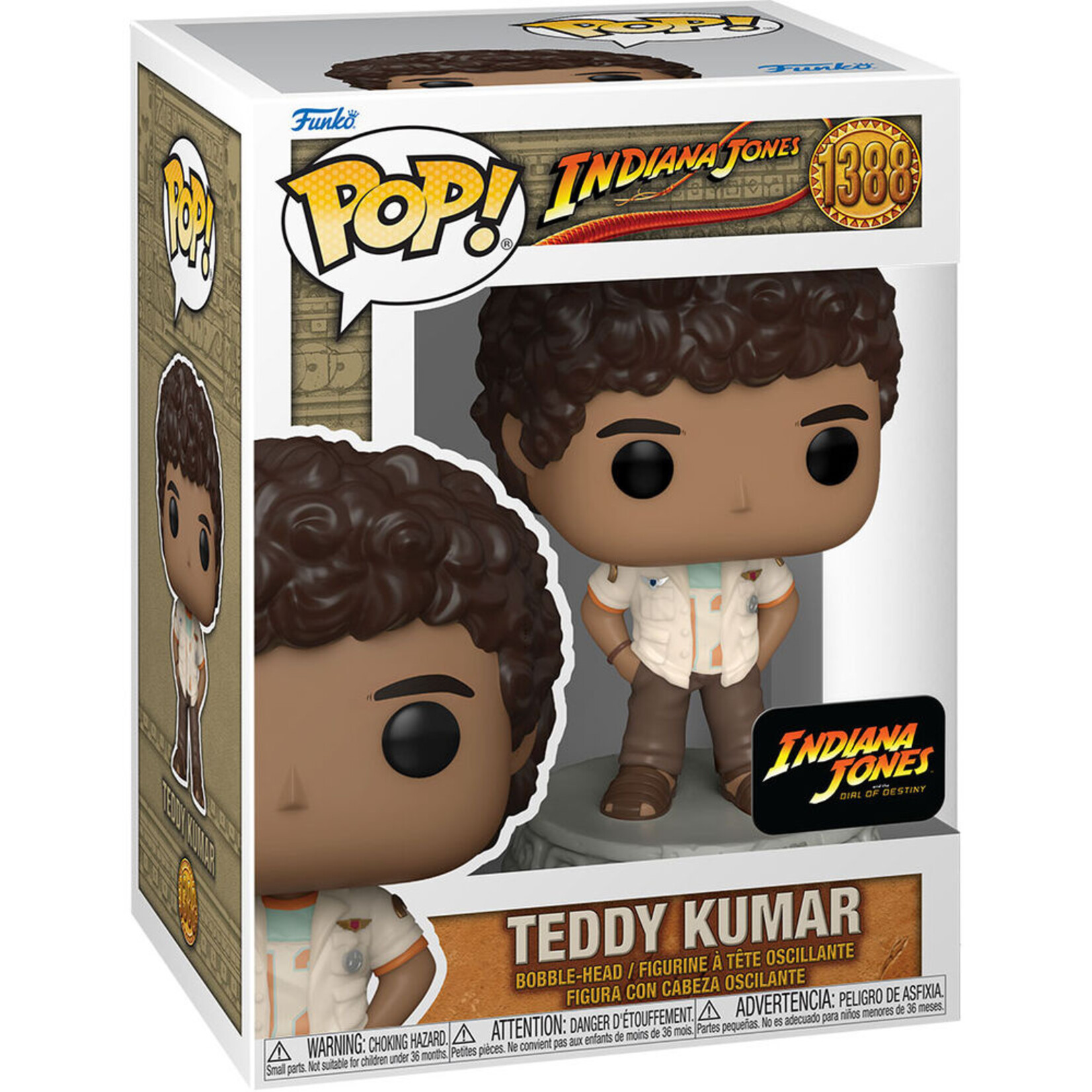 Funko Funko POP! Figure Indiana Jones and the Dial of Destiny Teddy Kumar