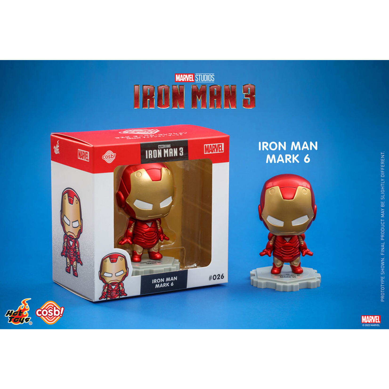 Hot Toys Hot Toys Marvel Cosbi Mini Figure Iron Man (Mark 6)