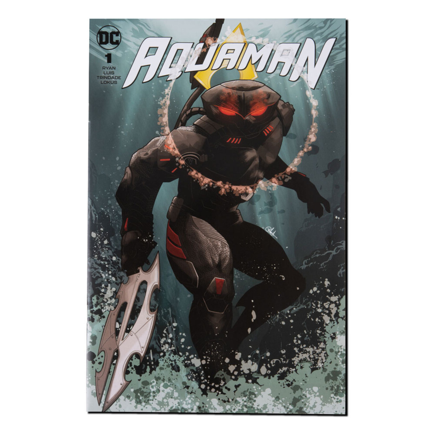 McFarlane Toys McFarlane Toys DC Comics Black Manta w/Aquaman Comic (DC Page Punchers) Figure 17,8 cm