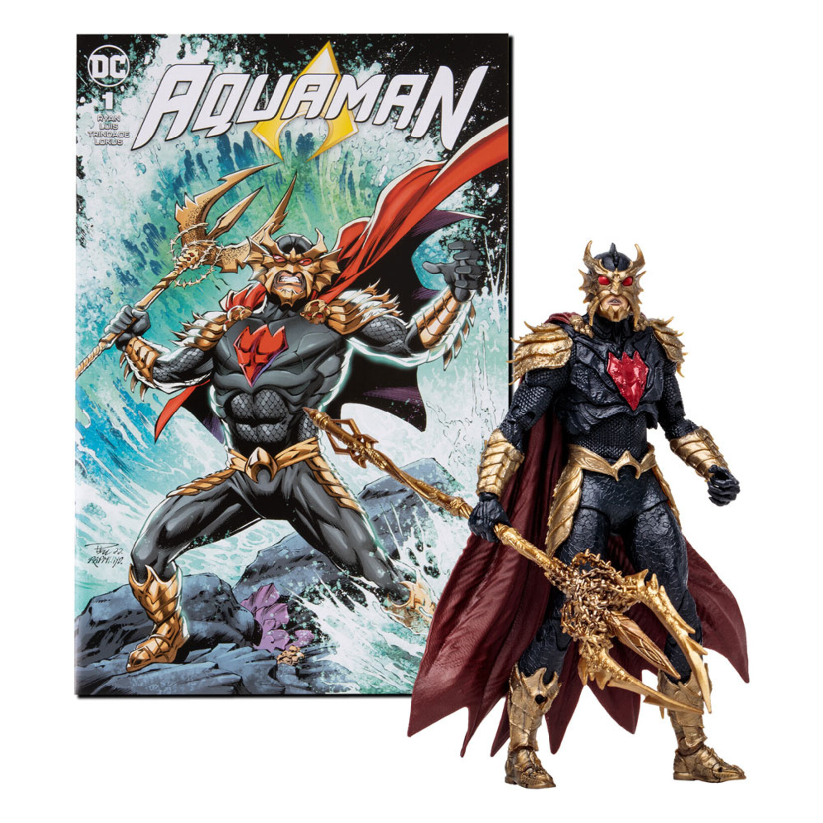 McFarlane Toys McFarlane Toys DC Comics Ocean Master w/Aquaman Comic (DC Page Punchers) Figure 17,8 cm