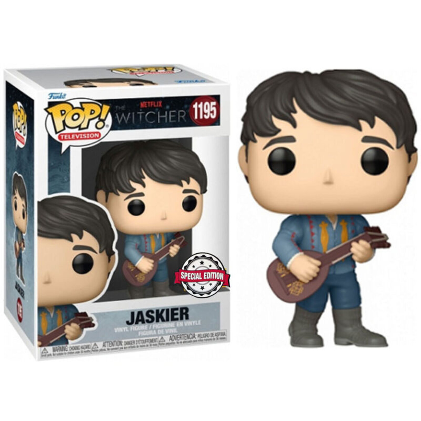 Funko Funko POP! Television Figure The Witcher Jaskier Green Outfit