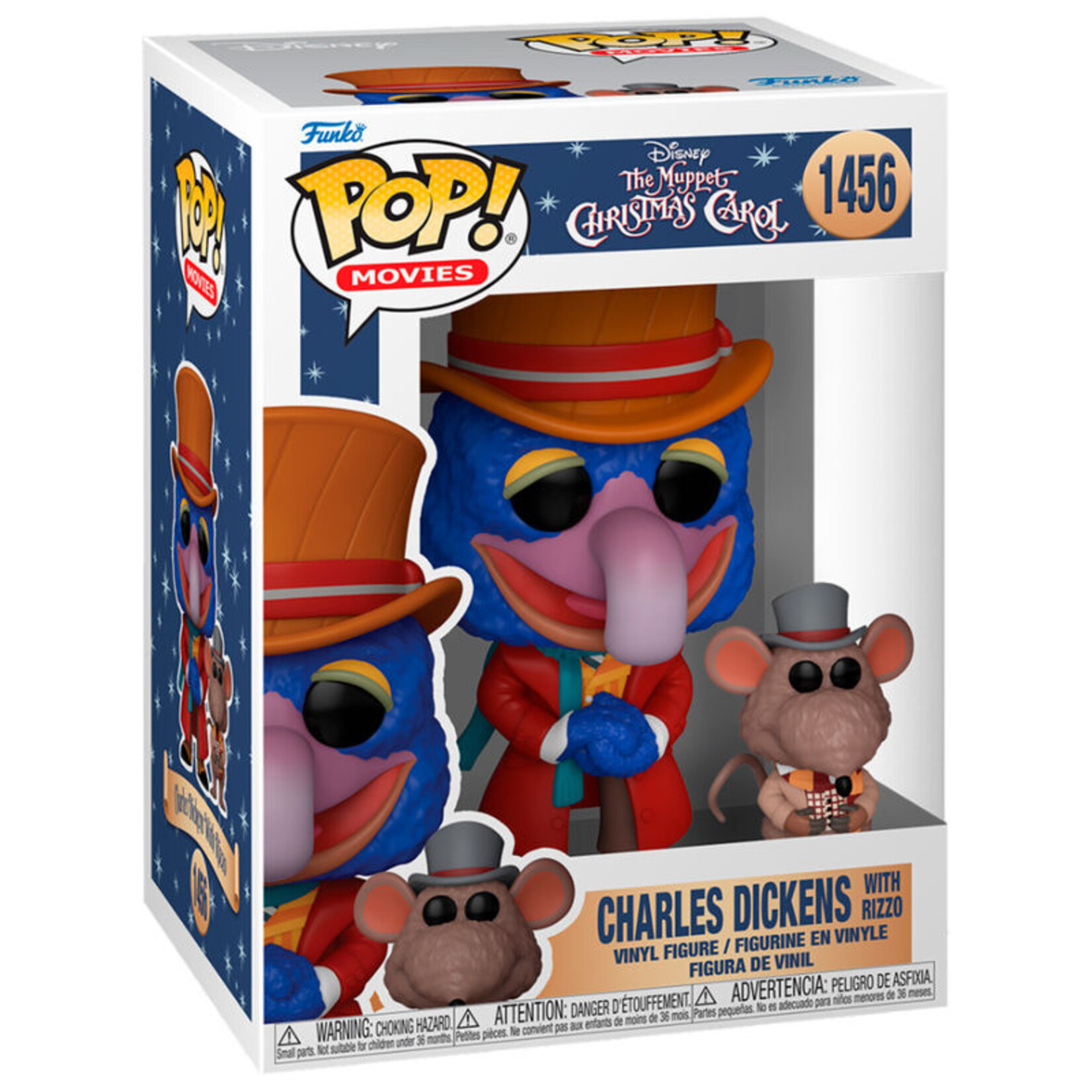 Funko Funko Disney The Muppet Christmas Carol POP! Movies Vinyl Figure Charles Dickens 9 cm