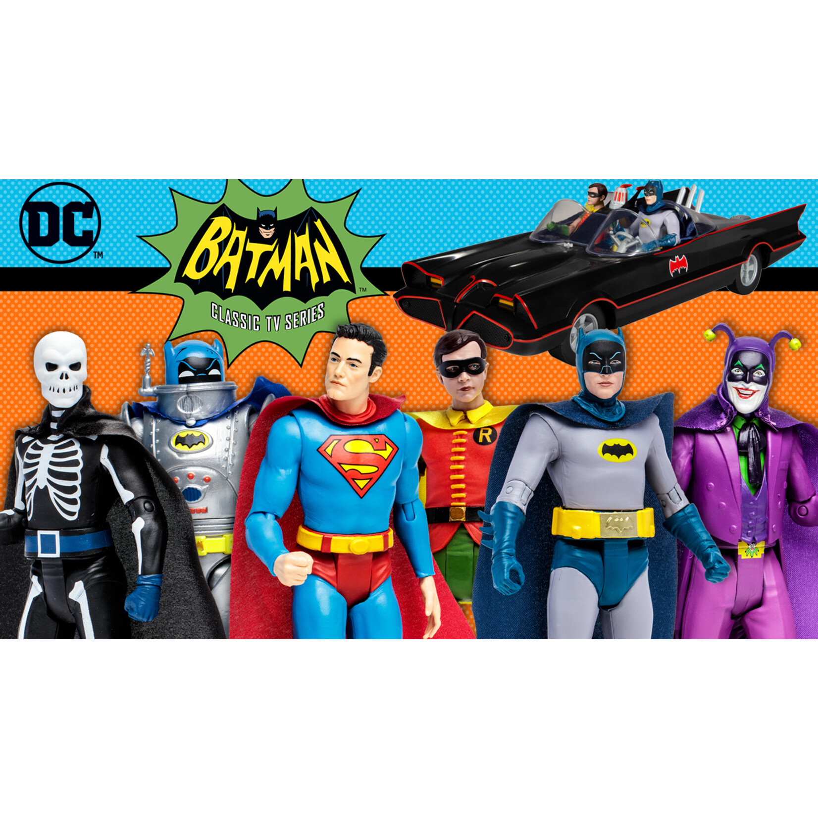 McFarlane Toys McFarlane Toys DC Comics Retro Action Figure Batman 66 Superman 15 cm