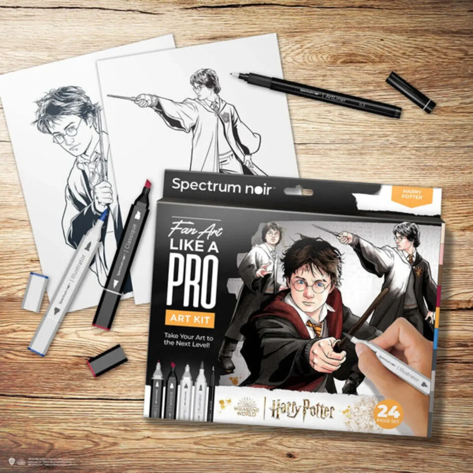 Spectrum Noir Spectrum Noir Harry Potter Fan Art Like a Pro Kit Harry Potter 24 pcs