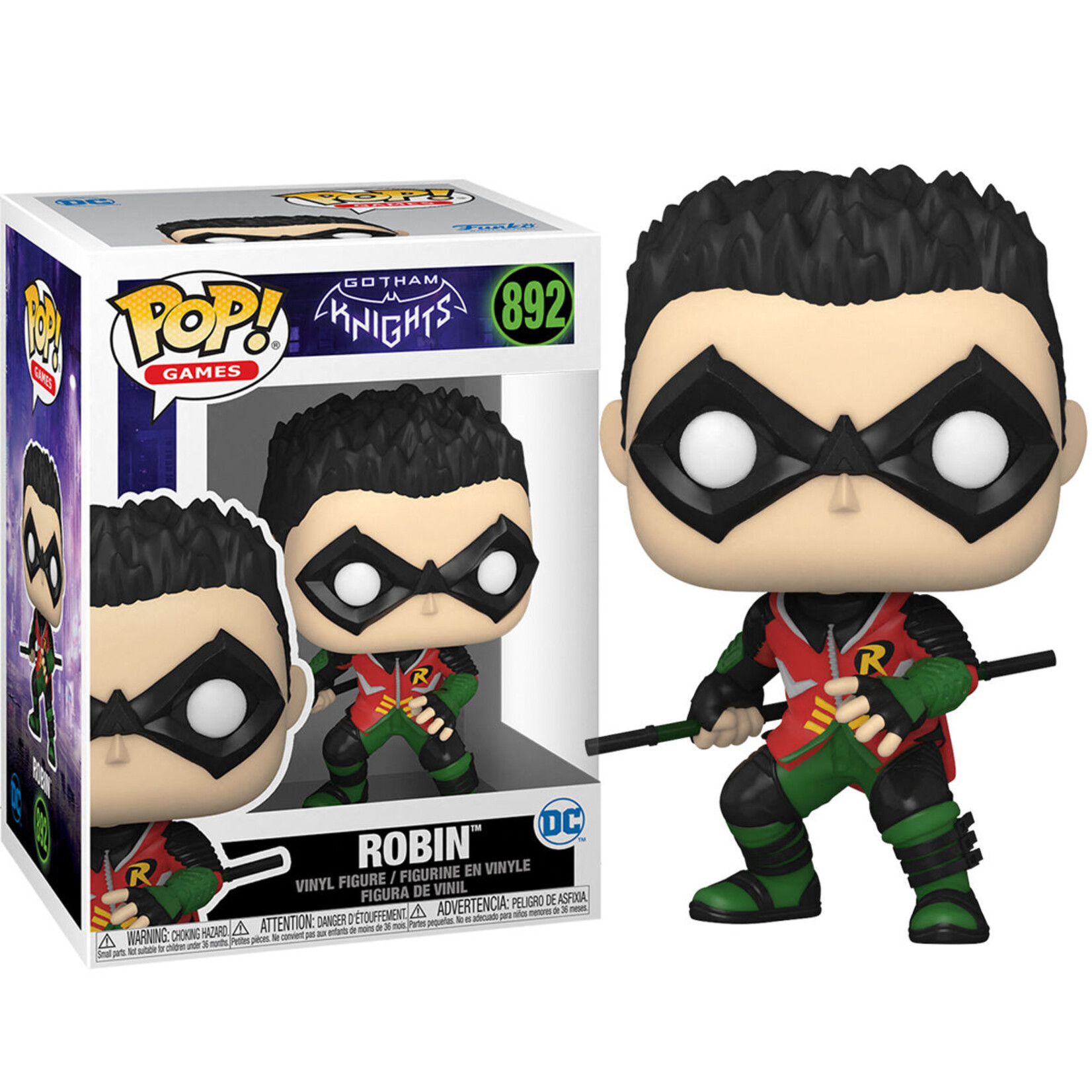 Funko Funko DC Comics Gothem Knights POP! Games Vinyl Figure Robin 9 cm