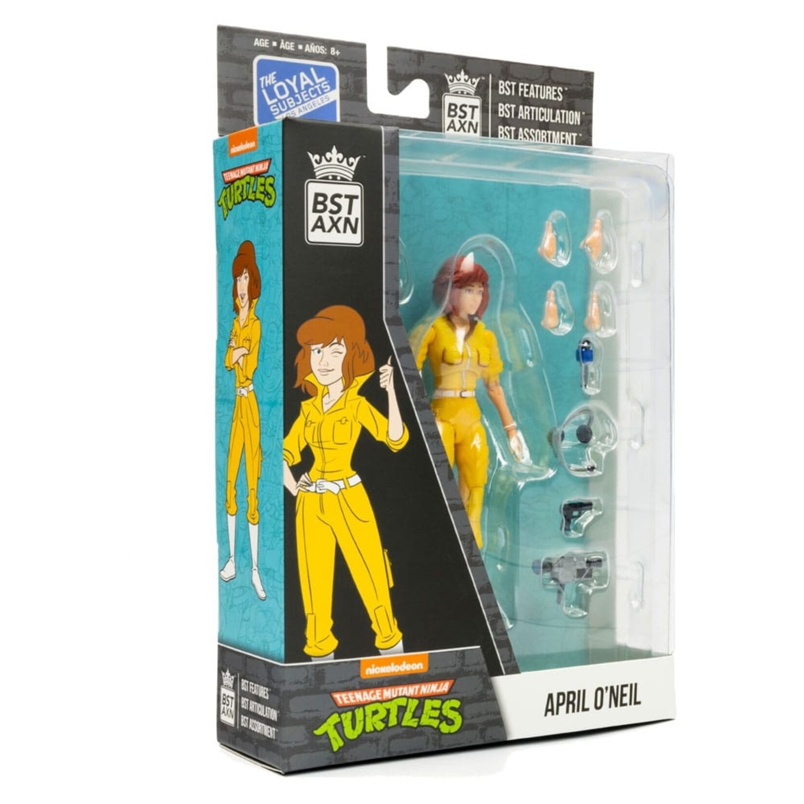 The Loyal Subjects The Loyal Subjects Teenage Mutant Ninja Turtles BST AXN Action Figure April O'Neil 13 cm