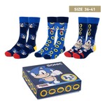 Cerdá Cerdá Sonic The Hedgehog Socks 3-Pack Size 36-41