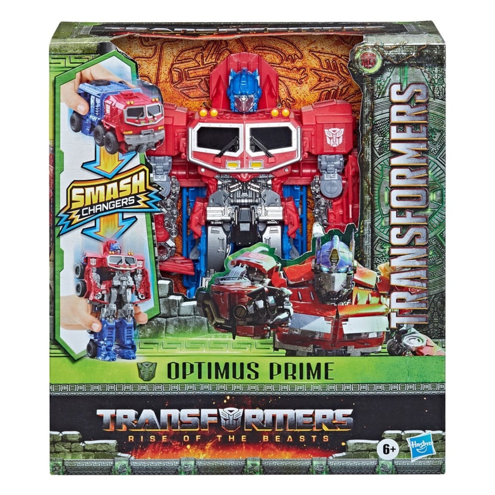 Hasbro Hasbro Transformers Rise of the Beasts Smash Changers Action Figure Optimus Prime 23 cm