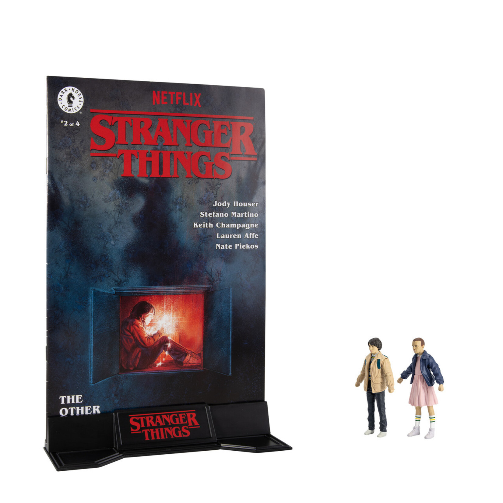 McFarlane Toys McFarlane Toys Stranger Things Page Punchers Action Figures & Comic Book Eleven and Mike Wheeler 8 cm